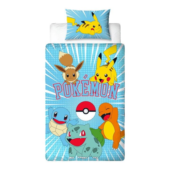 Pokémon – Beddengoedset voor volwassenen 140x200 (POK1072) in de groep HUISHOUDEN & TUIN / Interieur / Beddengoed bij TP E-commerce Nordic AB (D40808)