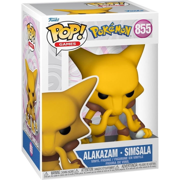 Funko Pop! Vinyl Pokémon Alakazam (74216) in de groep SPEELGOED, KINDER- & BABYPRODUCTEN / Speelgoed / Figuren, Miniaturen & accessoires bij TP E-commerce Nordic AB (D40814)