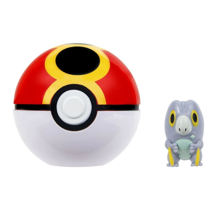 Pokémon Clip \'N\' Go Frigibax Repeat Ball W21 (PKW4153) in de groep SPEELGOED, KINDER- & BABYPRODUCTEN / Speelgoed / Figuren, Miniaturen & accessoires bij TP E-commerce Nordic AB (D40819)