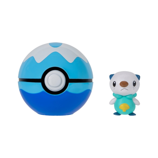 Pokémon Clip \'N\' Go Oshawott Dive Ball W21 (PKW4158) in de groep SPEELGOED, KINDER- & BABYPRODUCTEN / Speelgoed / Figuren, Miniaturen & accessoires bij TP E-commerce Nordic AB (D40822)