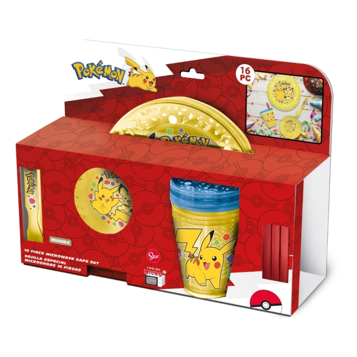 Pokémon Feestset (68634) in de groep SPEELGOED, KINDER- & BABYPRODUCTEN / Eten & Drinken / Kinderservies bij TP E-commerce Nordic AB (D40823)