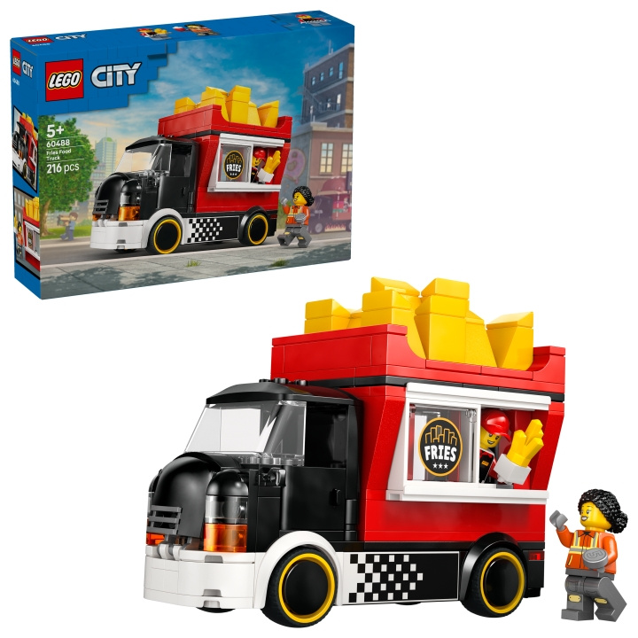 LEGO LEGO City - City Fries Food Truck (60488) in de groep SPEELGOED, KINDER- & BABYPRODUCTEN / Speelgoed / Bouwspeelgoed / Lego bij TP E-commerce Nordic AB (D40833)