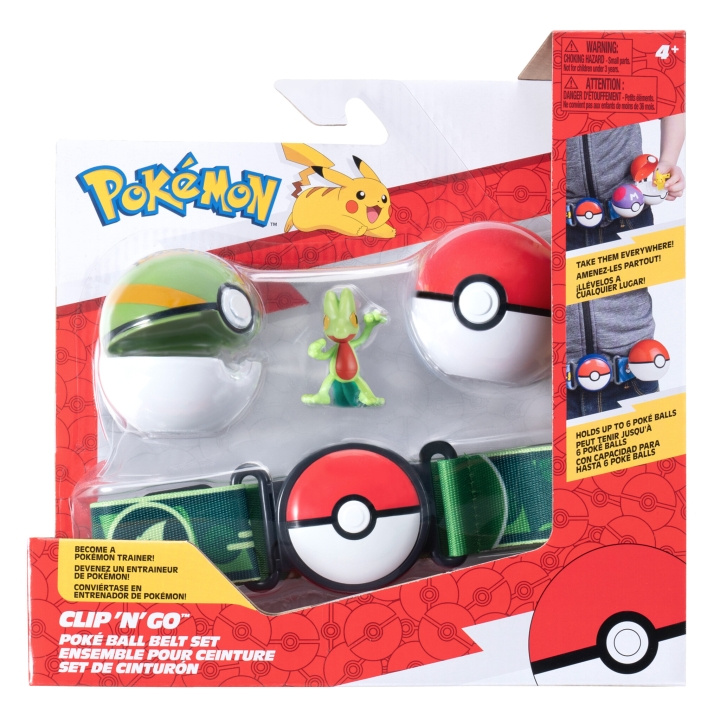 Pokémon Clip N Go-riemset Treecko (PKW4170) in de groep SPEELGOED, KINDER- & BABYPRODUCTEN / Speelgoed / Figuren, Miniaturen & accessoires bij TP E-commerce Nordic AB (D40841)