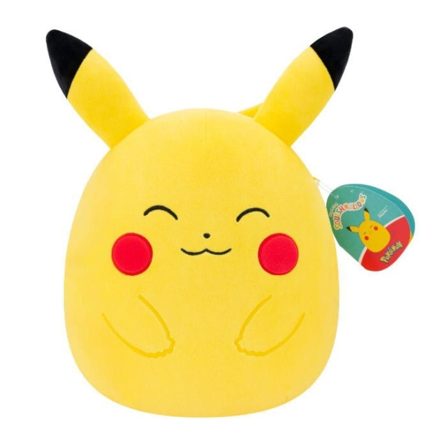 Squishmallows Pokémon 25 cm Happy Pikachu (SQPK00055) in de groep SPEELGOED, KINDER- & BABYPRODUCTEN / Babyspeelgoed / Knuffels bij TP E-commerce Nordic AB (D40842)