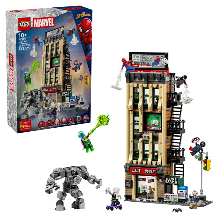 LEGO Superhelden - Spider-Man vs. Mysterio: The Daily Bugle (76342) in de groep SPEELGOED, KINDER- & BABYPRODUCTEN / Speelgoed / Bouwspeelgoed / Lego bij TP E-commerce Nordic AB (D40853)