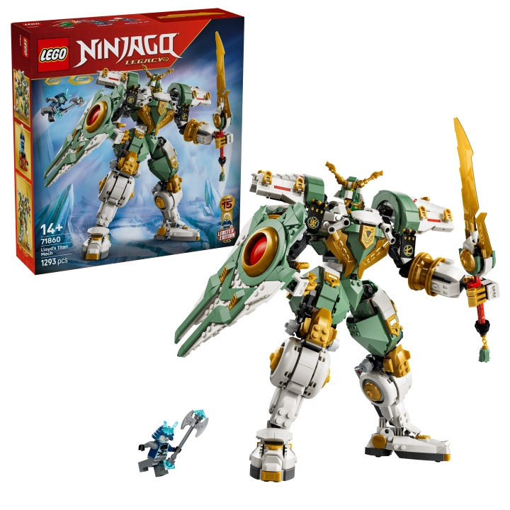 LEGO Ninjago - Lloyd\'s Titan Mech 15e verjaardag (71860) in de groep SPEELGOED, KINDER- & BABYPRODUCTEN / Speelgoed / Bouwspeelgoed / Lego bij TP E-commerce Nordic AB (D40858)