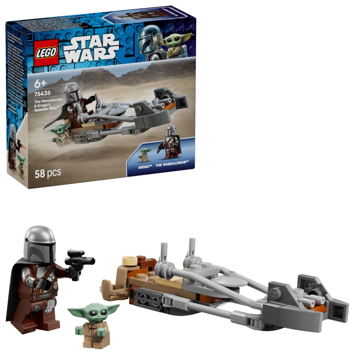 LEGO Star Wars™ - De speederbike™ van The Mandalorian & Grogu (75436) in de groep SPEELGOED, KINDER- & BABYPRODUCTEN / Speelgoed / Bouwspeelgoed / Lego bij TP E-commerce Nordic AB (D40862)