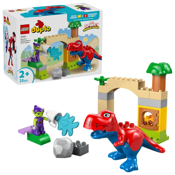 LEGO DUPLO Disney™ - Spidey-Rex-dinosaurus vs. Green Goblin (10463) in de groep SPEELGOED, KINDER- & BABYPRODUCTEN / Speelgoed / Bouwspeelgoed / Lego bij TP E-commerce Nordic AB (D40865)