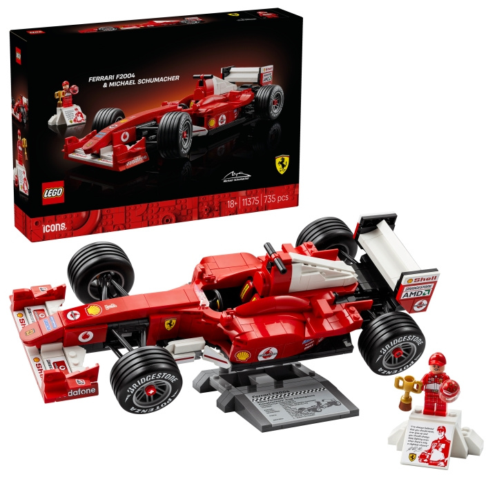 LEGO Icons - Ferrari F2004 & Michael Schumacher (11375) in de groep SPEELGOED, KINDER- & BABYPRODUCTEN / Speelgoed / Bouwspeelgoed / Lego bij TP E-commerce Nordic AB (D40872)