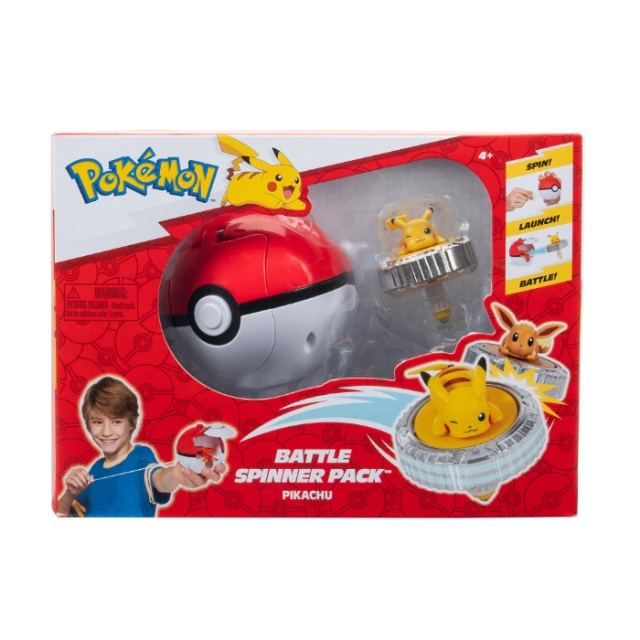 Pokémon Battle Spinner Pikachu - (PKW4398) in de groep SPEELGOED, KINDER- & BABYPRODUCTEN / Speelgoed / Figuren, Miniaturen & accessoires bij TP E-commerce Nordic AB (D40925)