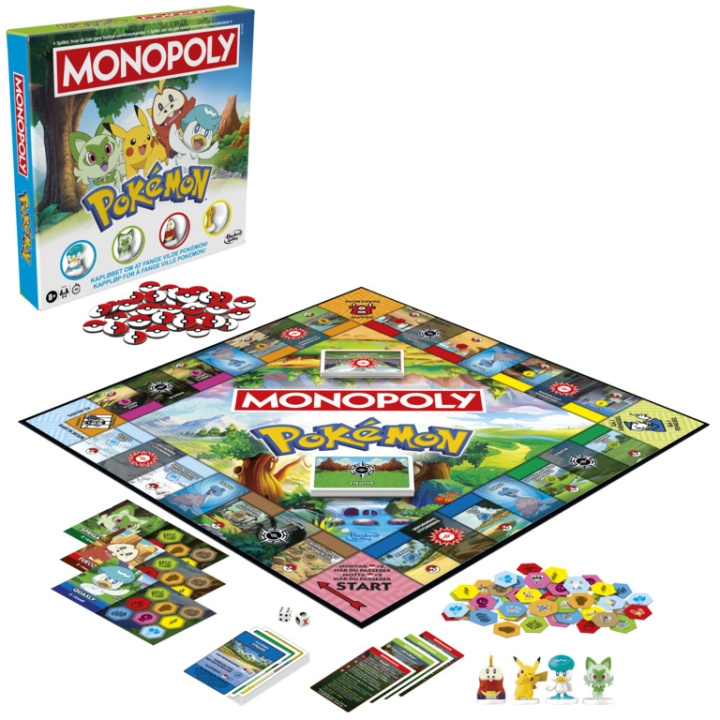 Pokémon Monopoly (Matador) (DK/NO) (G0716) in de groep SPEELGOED, KINDER- & BABYPRODUCTEN / Spelletje / Tafelspellen bij TP E-commerce Nordic AB (D40938)
