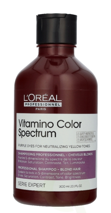 L\'Oreal Vitamino Color Spectrum Purple Dyes Shampoo 300 ml in de groep BEAUTY & HEALTH / Haar & Styling / Haarverzorging / Shampoo bij TP E-commerce Nordic AB (D40982)