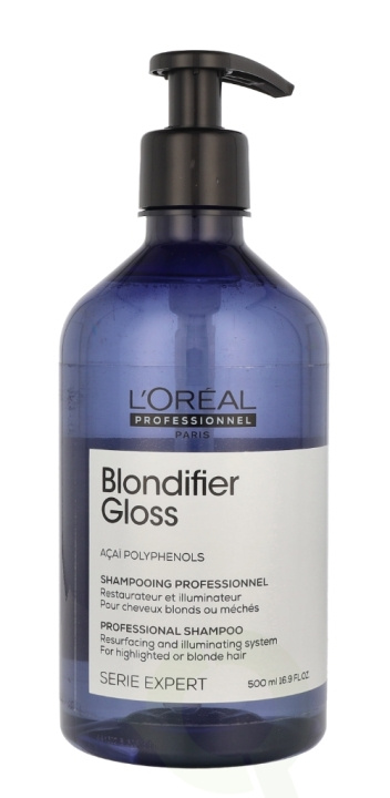 L\'Oreal Serie Expert Blondifier Gloss Shampoo 500 ml in de groep BEAUTY & HEALTH / Haar & Styling / Haarverzorging / Shampoo bij TP E-commerce Nordic AB (D40989)