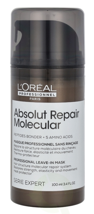 L\'Oreal Absolut Repair Molecular Leave-In Mask 100 ml in de groep BEAUTY & HEALTH / Haar & Styling / Haarverzorging bij TP E-commerce Nordic AB (D41019)