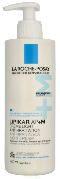 La Roche LRP Lipikar AP+M Anti-Irritation Light Cream 400 ml in de groep BEAUTY & HEALTH / Huidsverzorging / Gezicht / Dagcrème bij TP E-commerce Nordic AB (D41029)