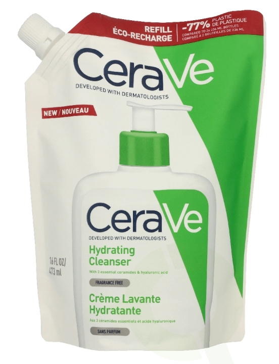 Cerave Hydrating Cleanser Eco Refill 473 ml in de groep BEAUTY & HEALTH / Huidsverzorging / Gezicht / Schoonmaak bij TP E-commerce Nordic AB (D41050)