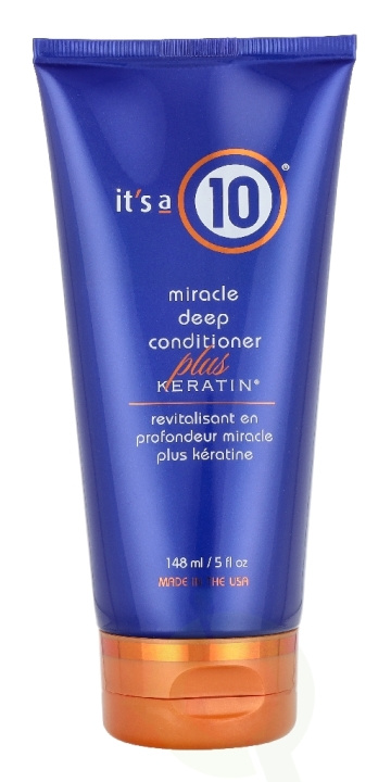 It\'s a 10 Miracle Deep Conditioner Plus Keratin 148 ml in de groep BEAUTY & HEALTH / Haar & Styling / Haarverzorging / Conditioner bij TP E-commerce Nordic AB (D41063)