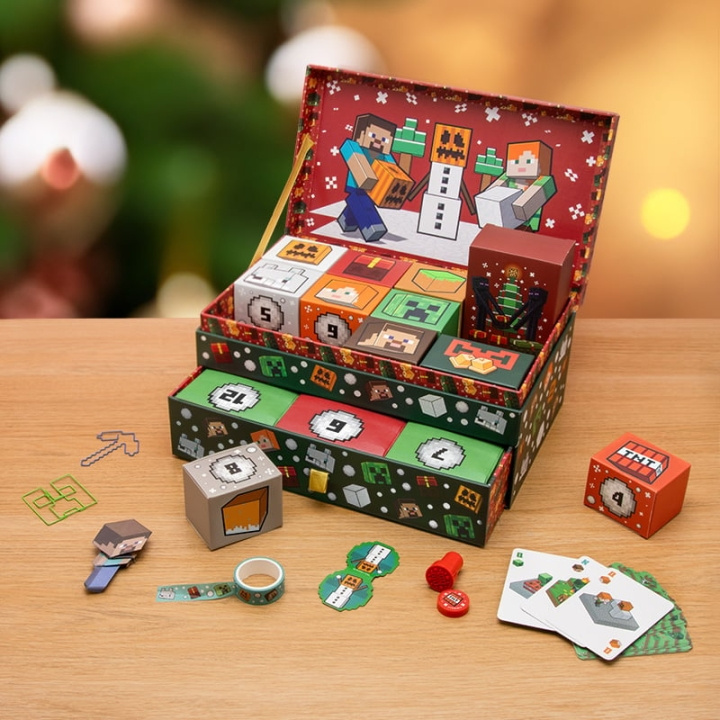 Paladone Minecraft-herinneringsdoos-adventskalender in de groep SPEELGOED, KINDER- & BABYPRODUCTEN / Speelgoed / Adventkalender bij TP E-commerce Nordic AB (D41166)