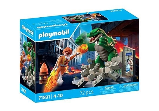 Playmobil Helden: Heldenstrijd tegen de reuzensalamander (71831) in de groep SPEELGOED, KINDER- & BABYPRODUCTEN / Speelgoed / Figuren, Miniaturen & accessoires bij TP E-commerce Nordic AB (D41169)
