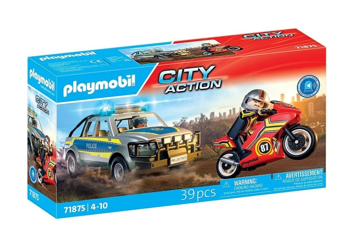 Playmobil Achtervolging met een pick-up (71875) in de groep SPEELGOED, KINDER- & BABYPRODUCTEN / Speelgoed / Figuren, Miniaturen & accessoires bij TP E-commerce Nordic AB (D41171)