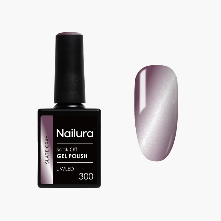 Nailura Gelpolish 300 - Slate Gray - 10 ml in de groep BEAUTY & HEALTH / Manicure/pedicure / Nagellak bij TP E-commerce Nordic AB (D41254)