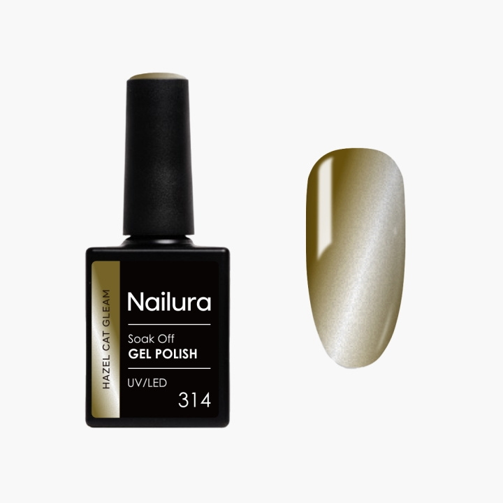 Nailura Gel Polish 314 Hazel Cat Gleam - Hazelnootbruin - 10 ml in de groep BEAUTY & HEALTH / Manicure/pedicure / Nagellak bij TP E-commerce Nordic AB (D41255)