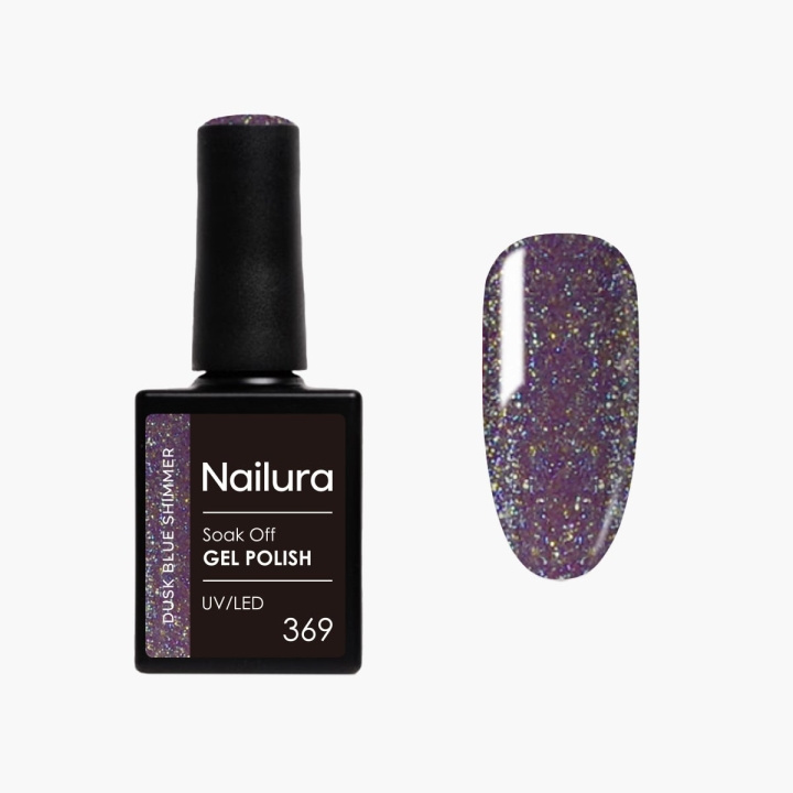 Nailura Gellak 369 - Dusk Blue Shimmer - 10 ml in de groep BEAUTY & HEALTH / Manicure/pedicure / Nagellak bij TP E-commerce Nordic AB (D41264)