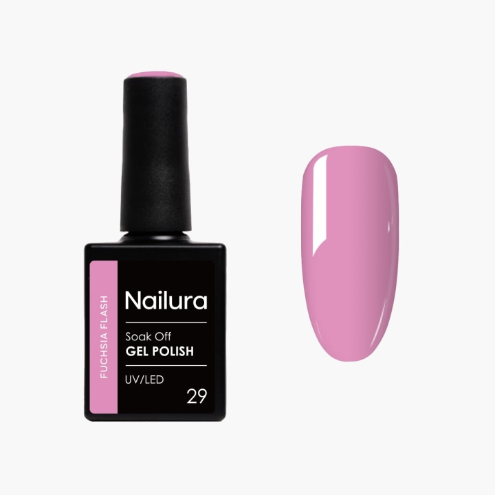 Nailura Gellak 29 - Fuchsia Flash - Fuchsia - 10 ml in de groep BEAUTY & HEALTH / Manicure/pedicure / Nagellak bij TP E-commerce Nordic AB (D41266)