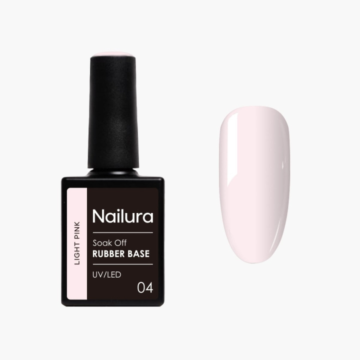 Nailura Rubber Base 4 - Lichtroze - 10 ml in de groep BEAUTY & HEALTH / Manicure/pedicure / Nagellak bij TP E-commerce Nordic AB (D41300)