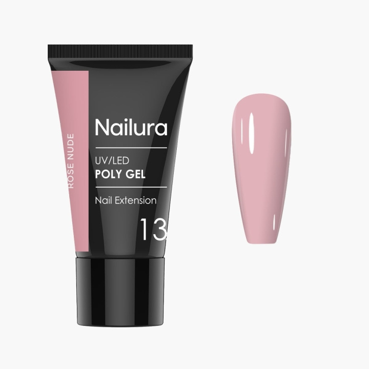 Nailura Poly Gel 13 - Rose Nude - 30 ml in de groep BEAUTY & HEALTH / Manicure/pedicure / Nagellak bij TP E-commerce Nordic AB (D41322)