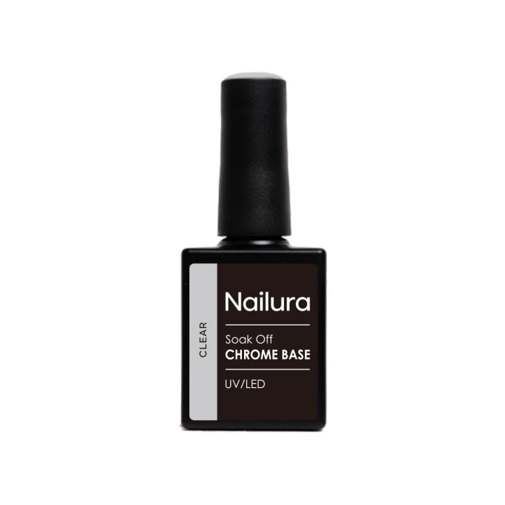 Nailura Chrome Base Clear Gel - Transparant - 10 ml in de groep BEAUTY & HEALTH / Manicure/pedicure / Nagelkit bij TP E-commerce Nordic AB (D41332)