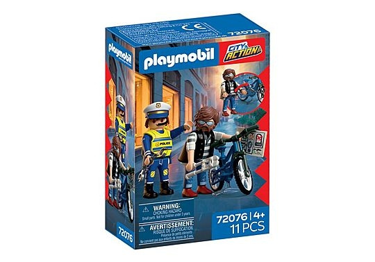 Playmobil Fietsdiefstal (72076) in de groep SPEELGOED, KINDER- & BABYPRODUCTEN / Speelgoed / Figuren, Miniaturen & accessoires bij TP E-commerce Nordic AB (D41357)