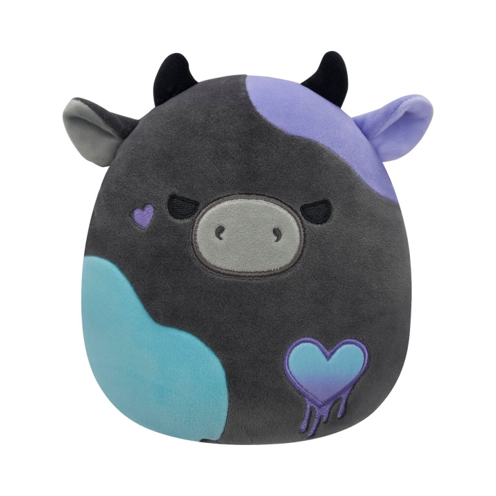 Squishmallows 19 cm Love - Smithereens de Charcoal Grey Cow in de groep SPEELGOED, KINDER- & BABYPRODUCTEN / Babyspeelgoed / Knuffels bij TP E-commerce Nordic AB (D41391)