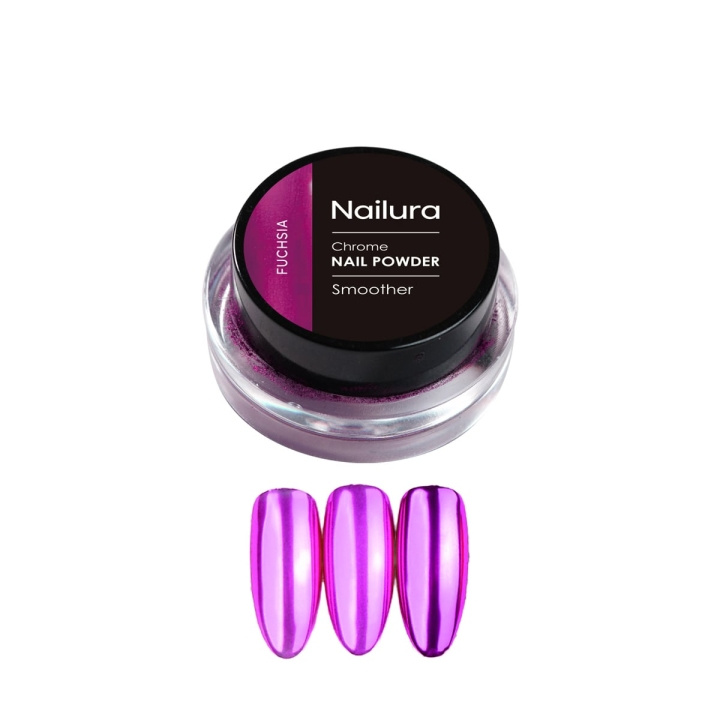 Nailura Chrom Powder - Fuchsia in de groep BEAUTY & HEALTH / Manicure/pedicure / Nagelkit bij TP E-commerce Nordic AB (D41429)
