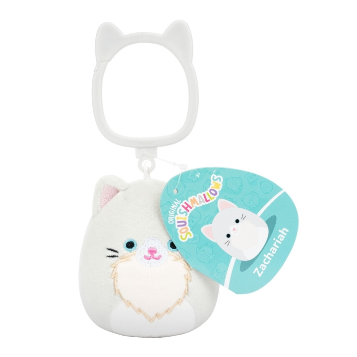 Squishmallows 9 cm P26 Clip-On - Zachariah Cat in de groep SPEELGOED, KINDER- & BABYPRODUCTEN / Speelgoed / Figuren, Miniaturen & accessoires bij TP E-commerce Nordic AB (D41462)