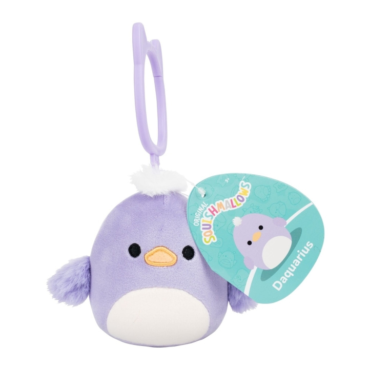Squishmallows 9 cm P26 Clip-On - Daquarius-eend in de groep SPEELGOED, KINDER- & BABYPRODUCTEN / Speelgoed / Figuren, Miniaturen & accessoires bij TP E-commerce Nordic AB (D41464)