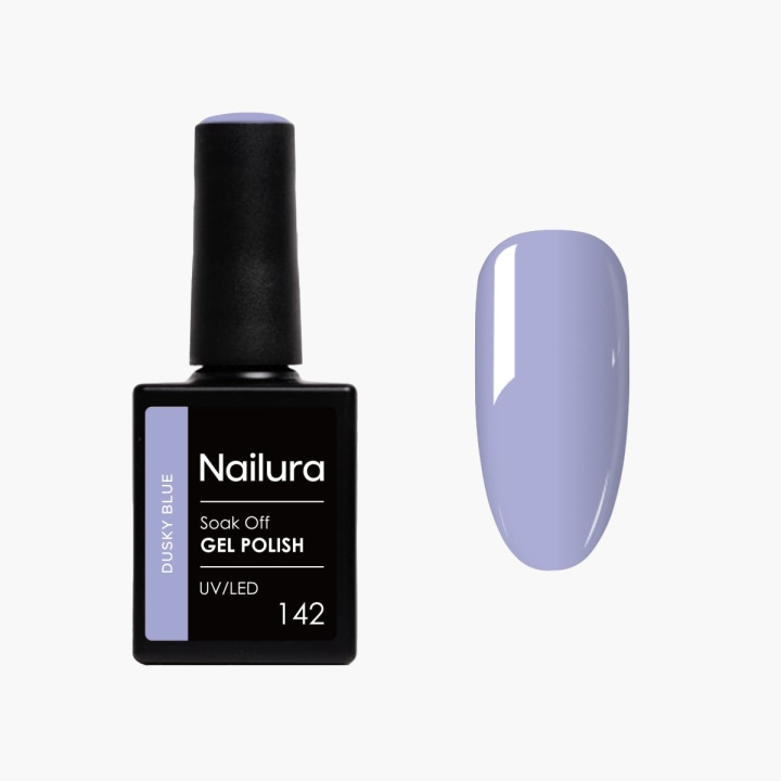 Nailura Gellak 142 - Dusky Blue - 10 ml in de groep BEAUTY & HEALTH / Manicure/pedicure / Nagellak bij TP E-commerce Nordic AB (D41494)
