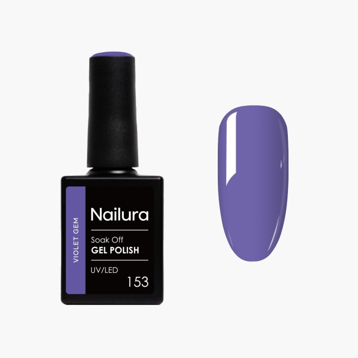 Nailura Gellak 153 - Violet Gem - 10 ml in de groep BEAUTY & HEALTH / Manicure/pedicure / Nagellak bij TP E-commerce Nordic AB (D41500)