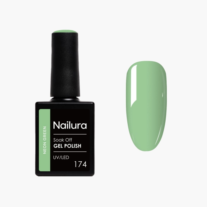 Nailura Gellak 174 - Neongroen - 10 ml in de groep BEAUTY & HEALTH / Manicure/pedicure / Nagellak bij TP E-commerce Nordic AB (D41509)