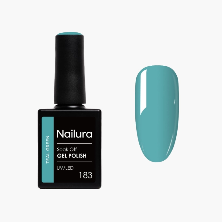 Nailura Gellak 183 - Tealgroen - 10 ml in de groep BEAUTY & HEALTH / Manicure/pedicure / Nagellak bij TP E-commerce Nordic AB (D41512)
