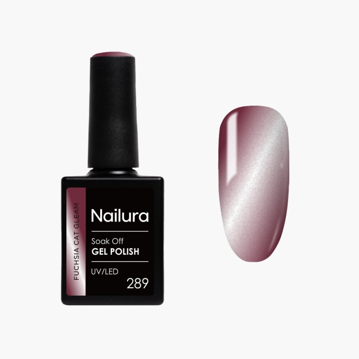 Nailura Gellak 289 Fuchsia Cat Gleam - Fuchsia - 10 ml in de groep BEAUTY & HEALTH / Manicure/pedicure / Nagellak bij TP E-commerce Nordic AB (D41546)