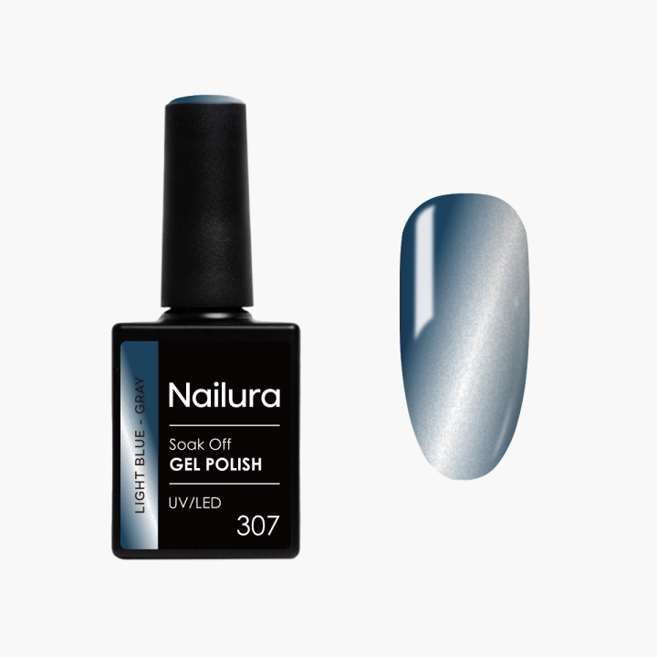 Nailura Gellak 307 - Lichtblauwgrijs - 10 ml in de groep BEAUTY & HEALTH / Manicure/pedicure / Nagellak bij TP E-commerce Nordic AB (D41558)