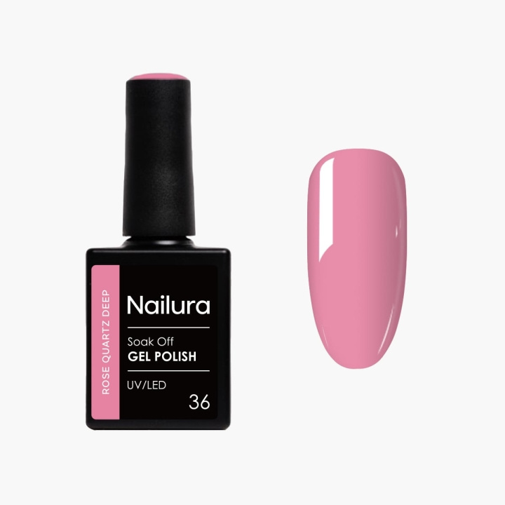 Nailura Gellak 36 - Rose Quartz Deep - 10 ml in de groep BEAUTY & HEALTH / Manicure/pedicure / Nagellak bij TP E-commerce Nordic AB (D41613)