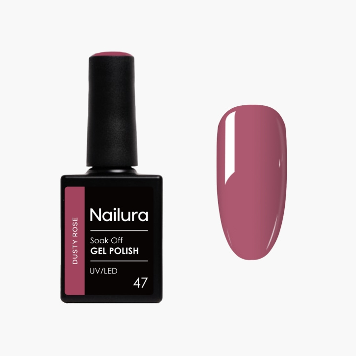 Nailura Gelpolish 47 - Dusty Rose - 10 ml in de groep BEAUTY & HEALTH / Manicure/pedicure / Nagellak bij TP E-commerce Nordic AB (D41617)