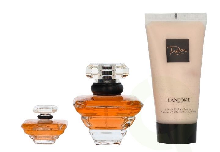 Lancome Tresor Giftset 87.5 ml Edp Spray 30ml/Body Lotion 50ml/Edp Spray 7.5ml in de groep BEAUTY & HEALTH / Cadeausets / Cadeausets voor haar bij TP E-commerce Nordic AB (D41683)