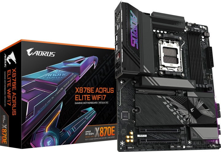 Gigabyte X870E AORUS ELITE WIFI7 ATX-moederbord in de groep COMPUTERS & RANDAPPARATUUR / Computeronderdelen / Moederbord bij TP E-commerce Nordic AB (D41738)
