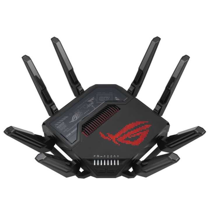 ASUS ROG Rapture GT-BE98 Quad-band -WiFi 7 AiMesh-gamingrouter in de groep COMPUTERS & RANDAPPARATUUR / Netwerk / Routers bij TP E-commerce Nordic AB (D41749)