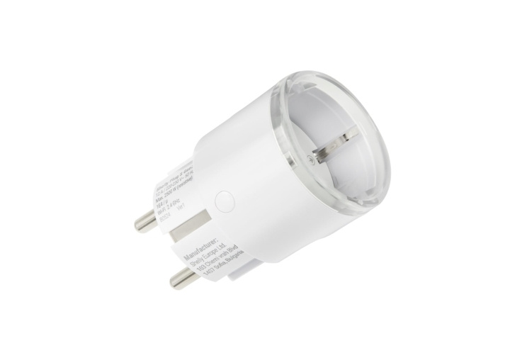 Shelly Plug S Gen3 - op afstand bedienbaar stopcontact voor wifi-netwerken, 2500 W, 12 A, wit in de groep HUISHOUDEN & TUIN / Smart home / Smart plugs bij TP E-commerce Nordic AB (D41763)