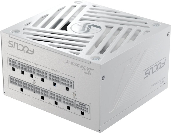 Seasonic FOCUS GX-850 ATX 3.1 (2024) -voeding, wit, 850 W in de groep COMPUTERS & RANDAPPARATUUR / Computeronderdelen / Voeding/PSU bij TP E-commerce Nordic AB (D41767)