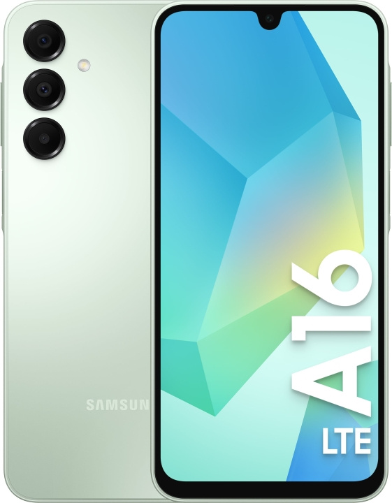 Samsung Galaxy A16 LTE-telefoon, 128/4 GB, lichtgroen in de groep SMARTPHONE & TABLETS / Mobiele telefoons & smartphones bij TP E-commerce Nordic AB (D41780)